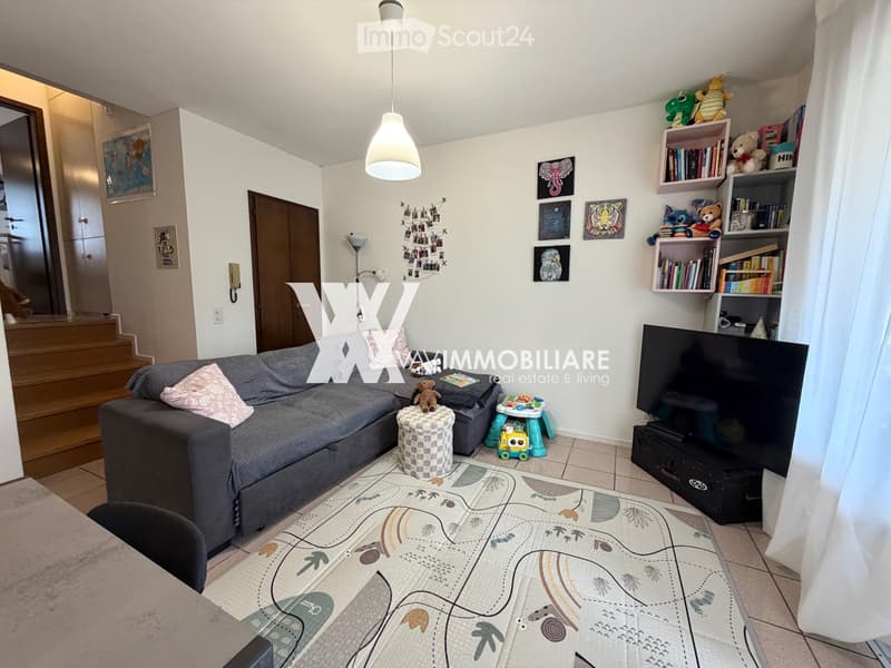 BALERNA: APPARTEMENT 2.5 PIÈCES AVEC VUE DANS LE VERDE (4)
