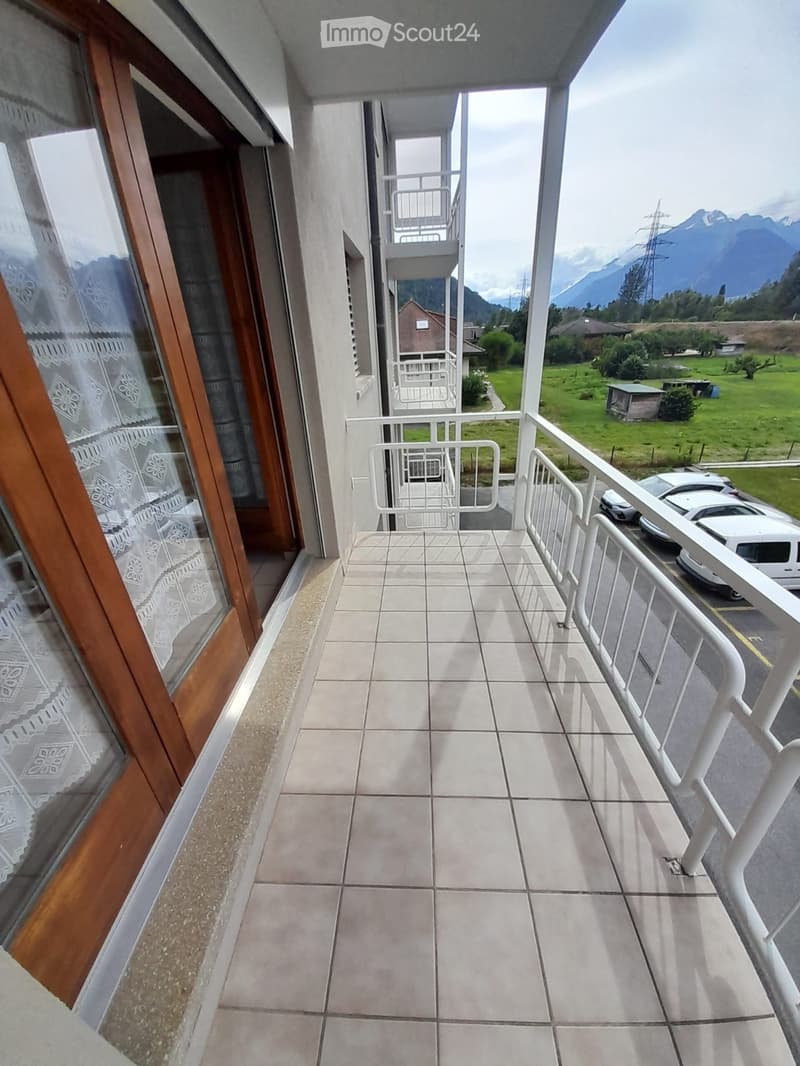 Studio incantevole con balcone in affitto ad Aproz (5)