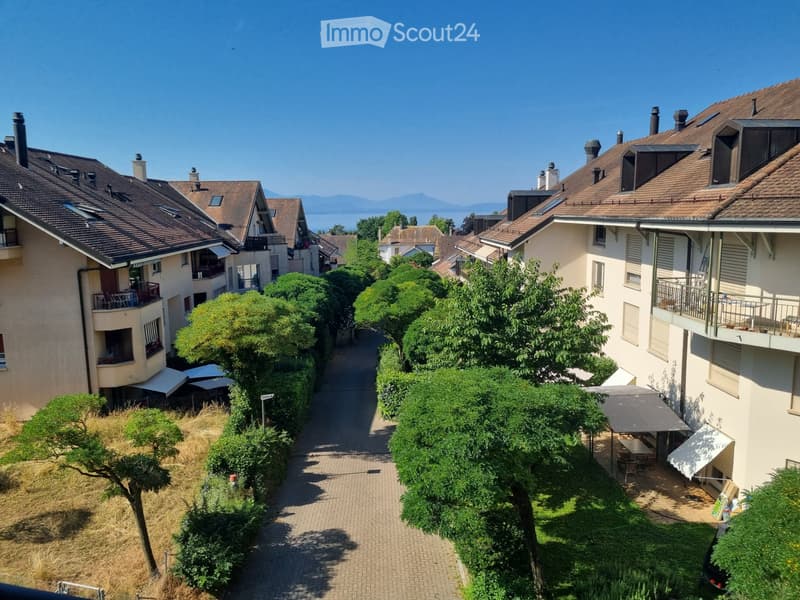 Meraviglioso app. di 4,5 locali, vista sul lago a Préverenges (1)