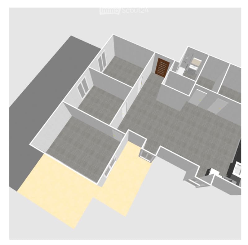 5,5 locali di 125 m² con terrazza di 120 m² e garage (2)