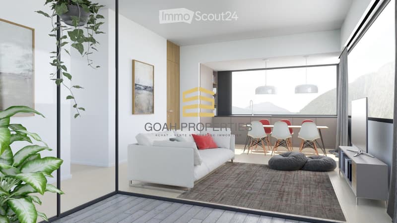 Sublime ground floor apartment with 3.5 rooms and large garden (2)