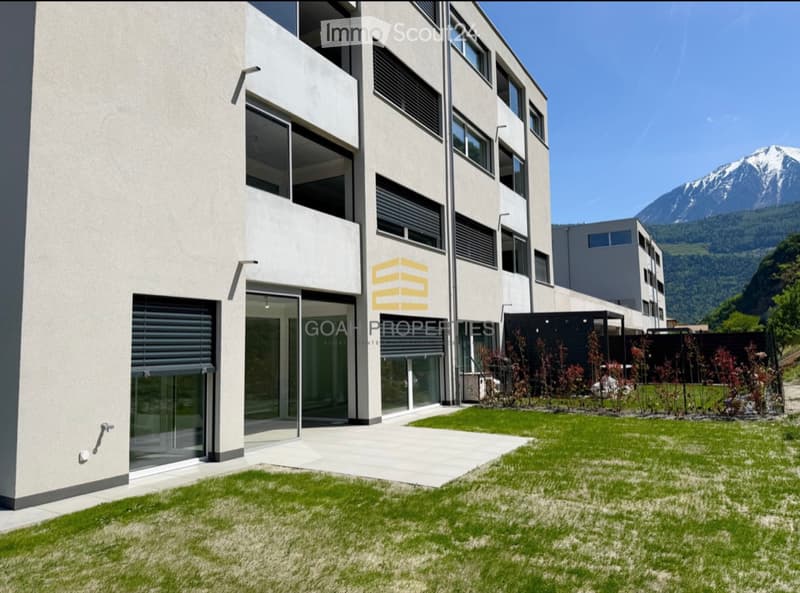 Sublime ground floor apartment with 3.5 rooms and large garden (7)