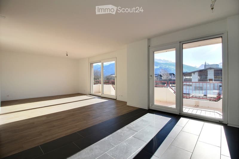4.5 pièces avec garage box, ascenseur et balcon à Grimisuat (1)