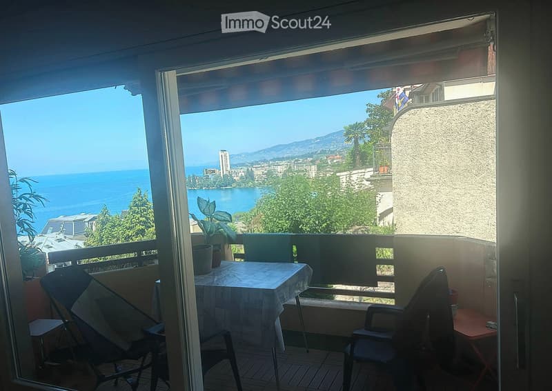 Appartamento molto carino con vista lago - Tranquillo a Territet (2)