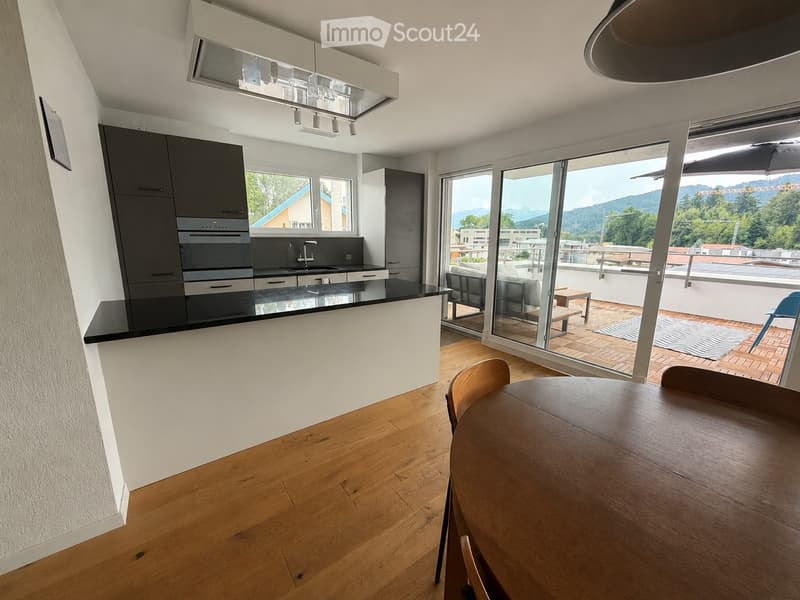 Attic apartment with 4.5 rooms in Attalens (3)