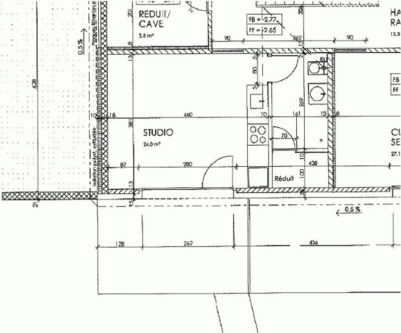Beautiful bright studio with terrace on the ground floor (2)