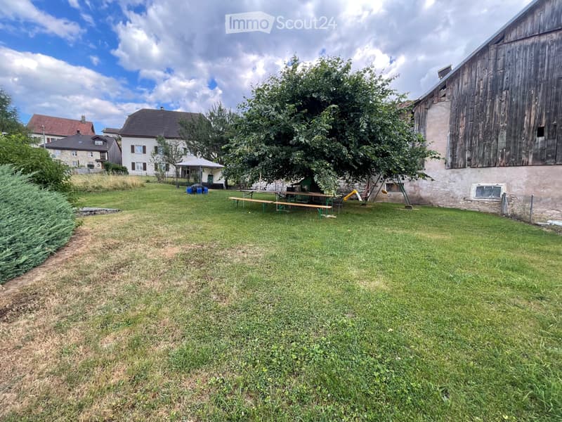 Bel app. rénové, 4,5 pièces + 2 terrasses+accès à la pelouse (1)