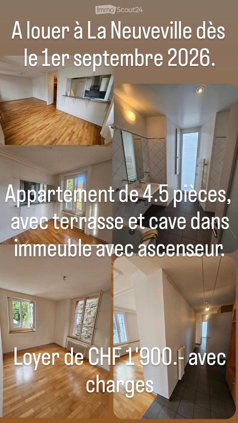Bello appartamento luminoso di 4.5 locali a La Neuveville (5)