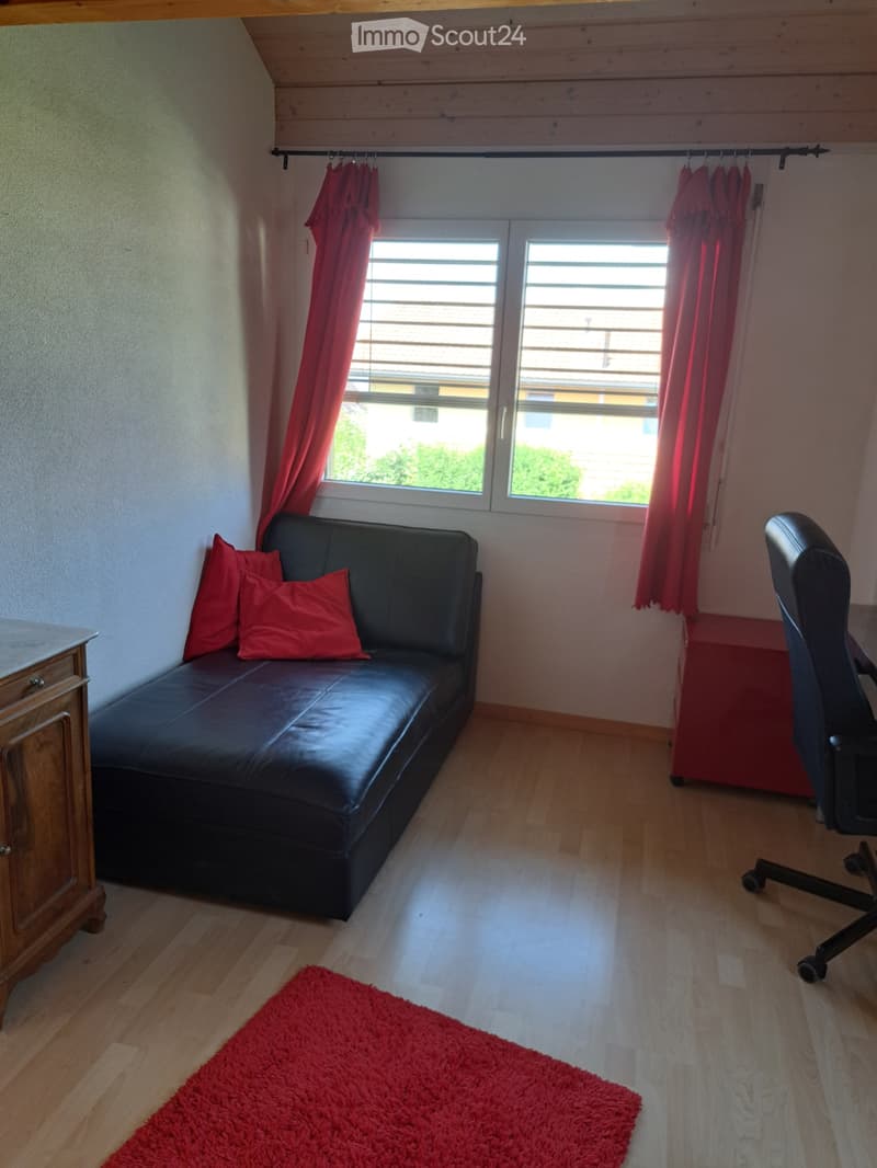 Camera ammobiliata in villa a Cugy in affitto per uno studente (3)