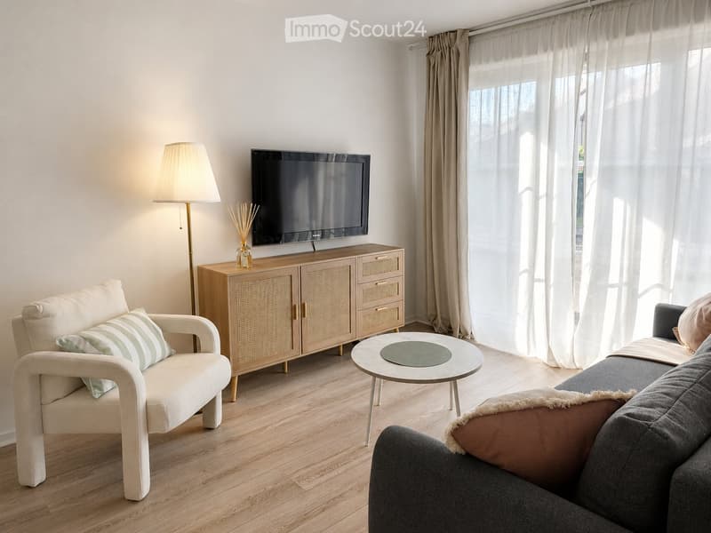 Appartement T2 meublé rénové Proche Genève Parking (4)