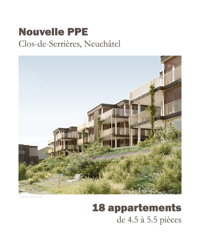 New: Clos-de-Serrières exceptional PPE of 4.5 to 5.5 rooms (2)