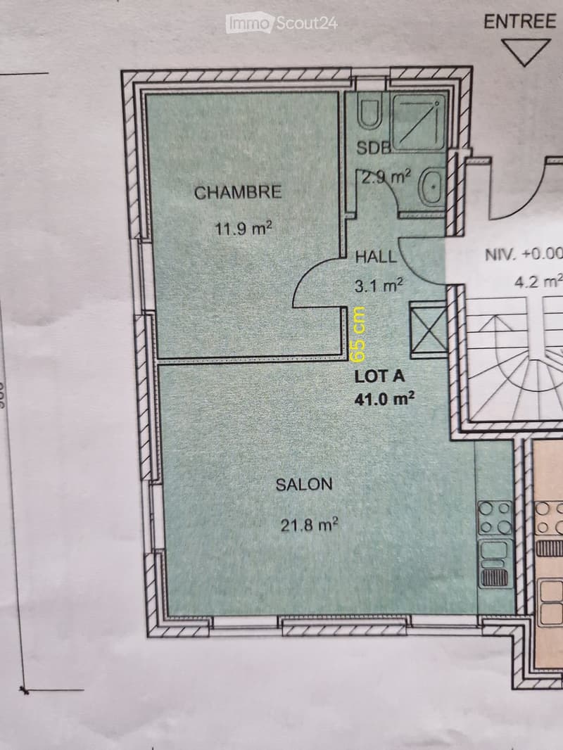 Appartamento grazioso di 2,5 locali con giardino (5)
