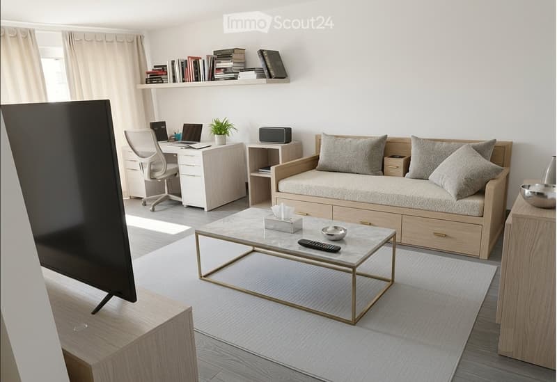 Studio 33,5 m2 mit großem Südbalkon (11 m2) - Clarens (1)