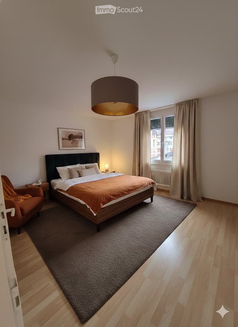 FOR RENT, 4.5 ROOMS WITH BALCONY (3)