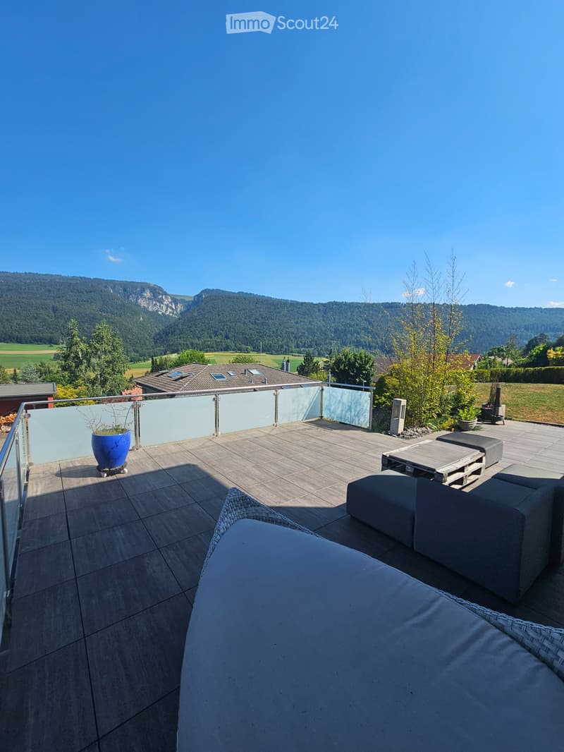 Prächtige Villa mit Panoramablick auf den Chasseral (3)