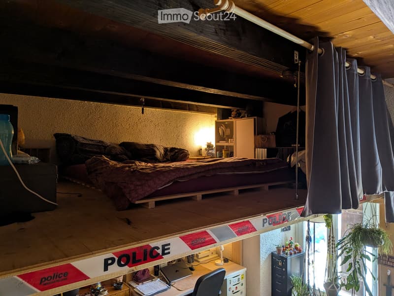 Studio zur Miete im Zentrum des Dorfes Lignières (2)