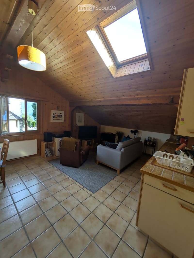 Zu vermieten schönes 3-Zimmer-Apartment im Herzen des Dorfes Arbaz (3)