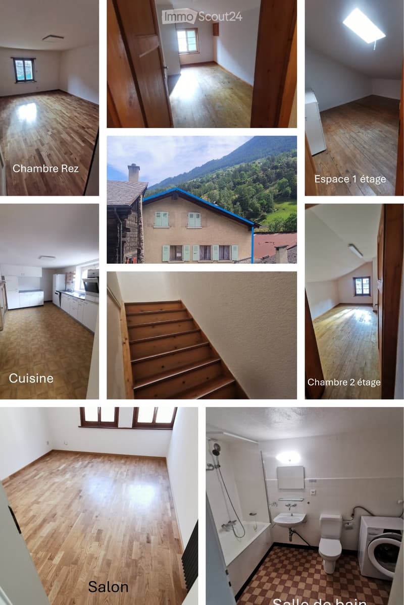 Wohnung 4,5-5 Zimmer Orsières 10' vom Châble (1)