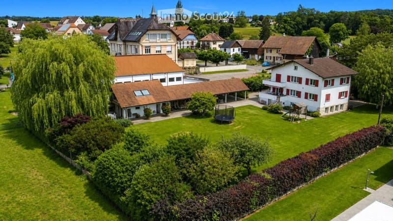 Casa con due alloggi e grande parcelle e padiglione (5)