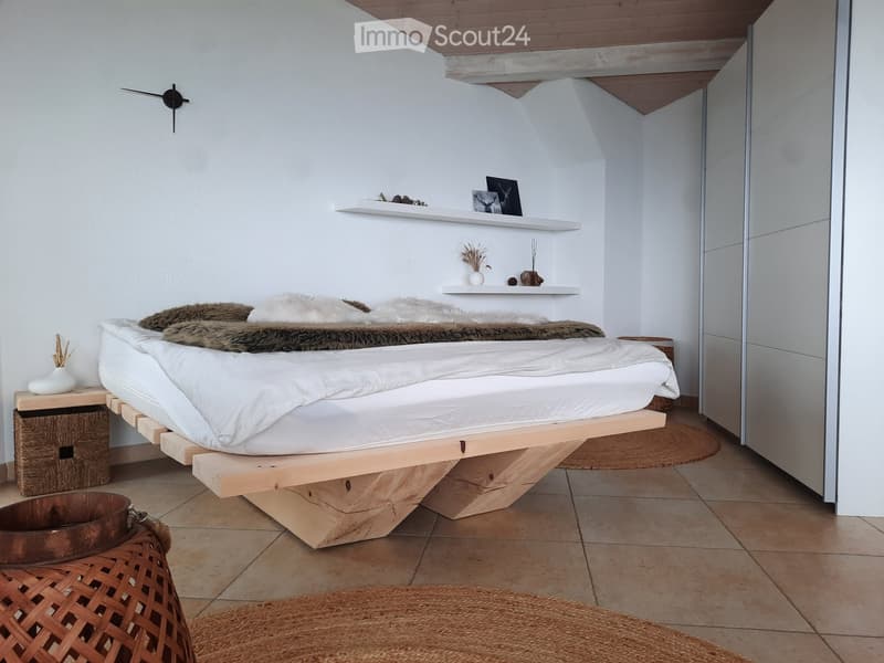 Chambre de standing dans villa avec vue panoramique Lavaux (3)