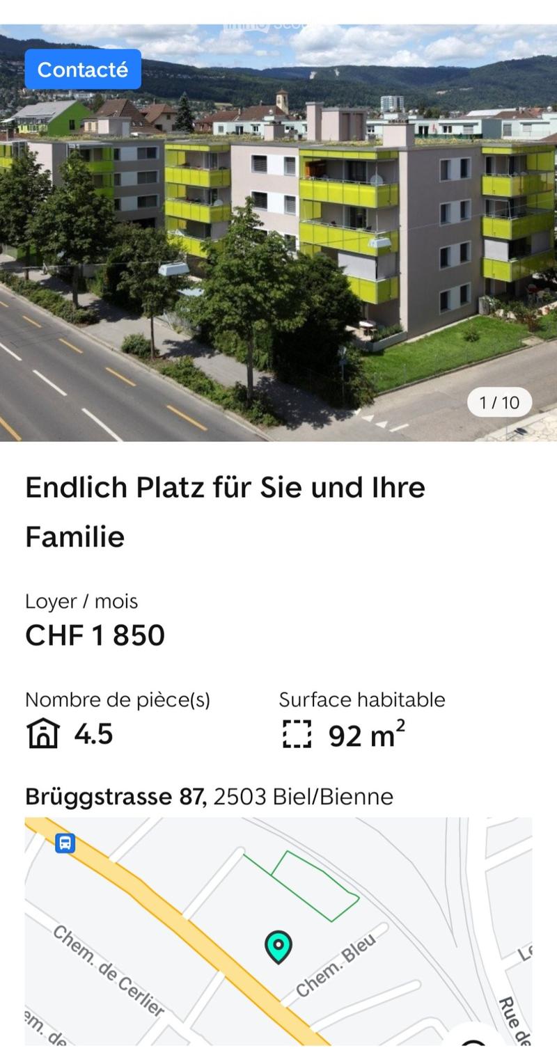 Joli Appartement de 4.5 pièces à Bienne (1)