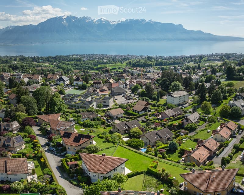 VUE GRANDIOSE ET IMPRENABLE SUR LE LAC ET LES ALPES (3)