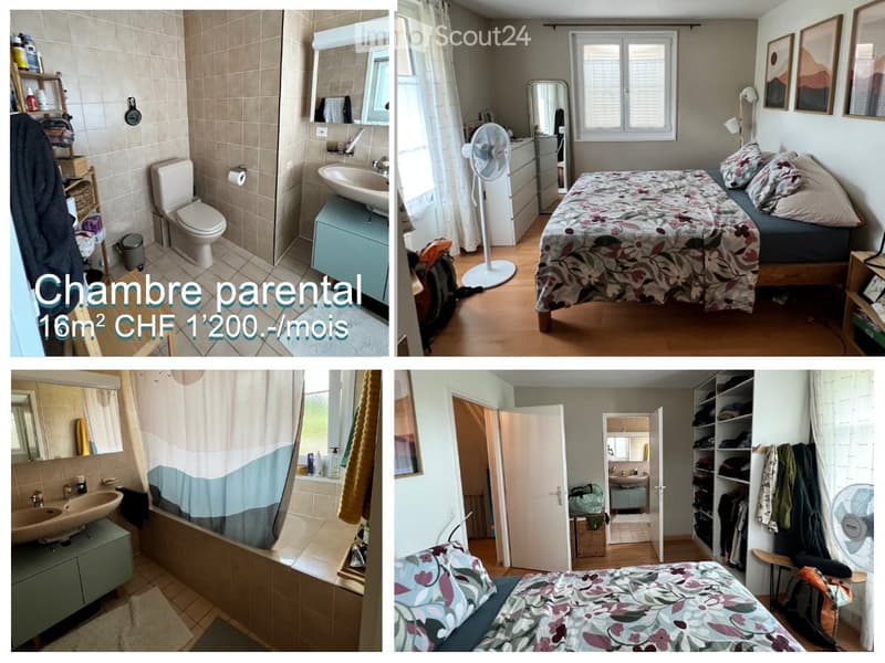 3 Zimmer in einer Wohngemeinschaft in einer Villa in Bellevue (1)