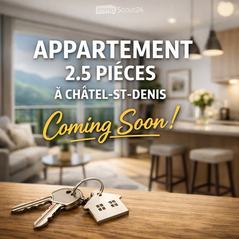 Affitto di un appartamento a Châtel-St-Denis (2,5 locali) (1)