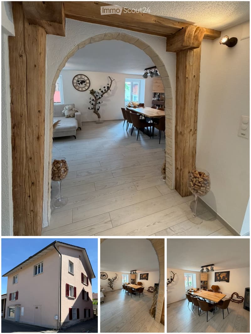For rent 200 m² house in the center of Courtételle (1)