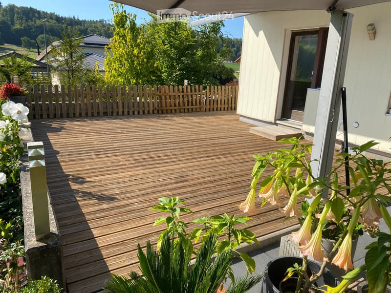 Maison avec grand jardin privatif et terrasse à Coeuve (2)