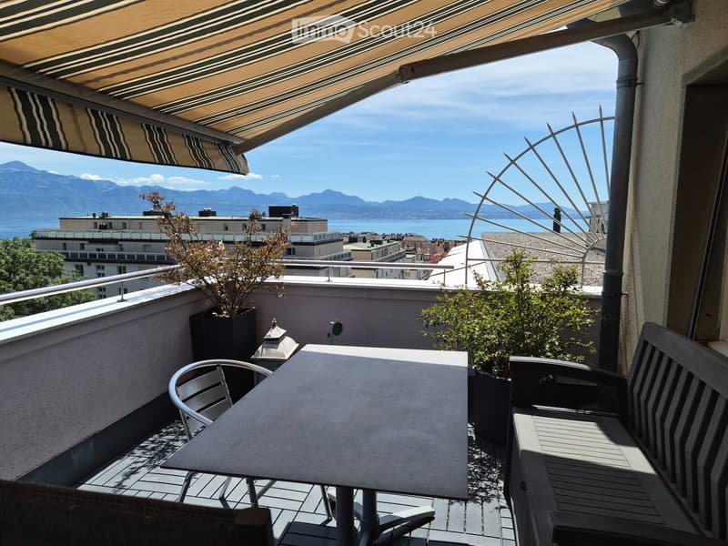 Superbe 2,5 pièces meublé avec terrasse  Lausanne Mon Repos (2)
