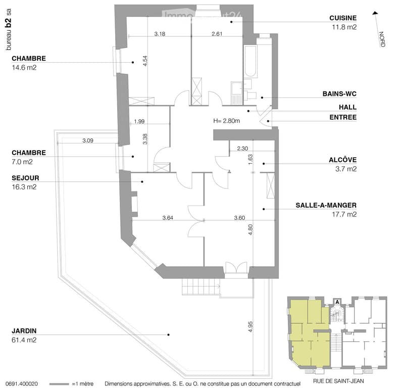 Apartment 4.5 people with garden in Saint-Jean (5)