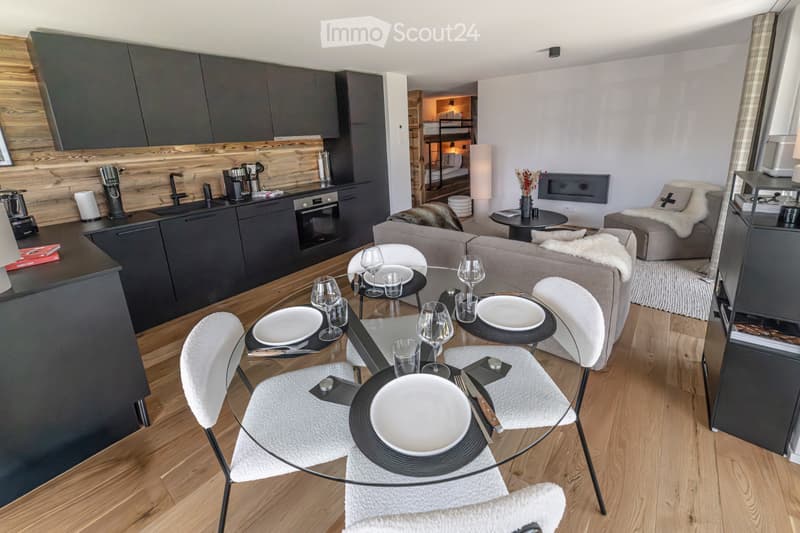 Magnifique appartement alpin mit Terrasse & Garten in Gryon (2)