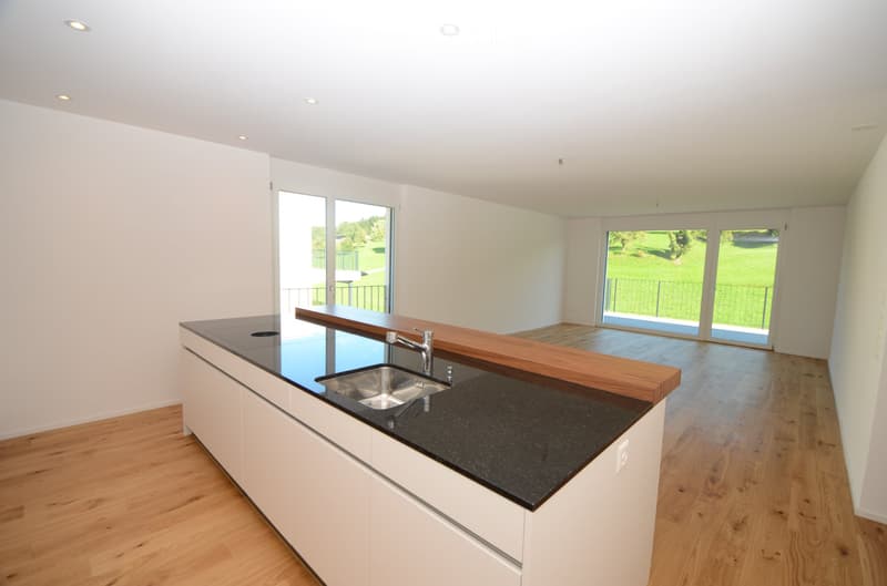 Large 3 ½-room attic apartment in Rossrüti with a view of the surrounding countryside (2)