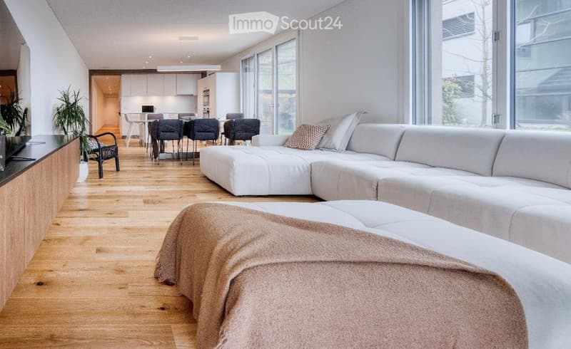 Modern furnished apartment in Vully, with a view of Lake Morat (5)