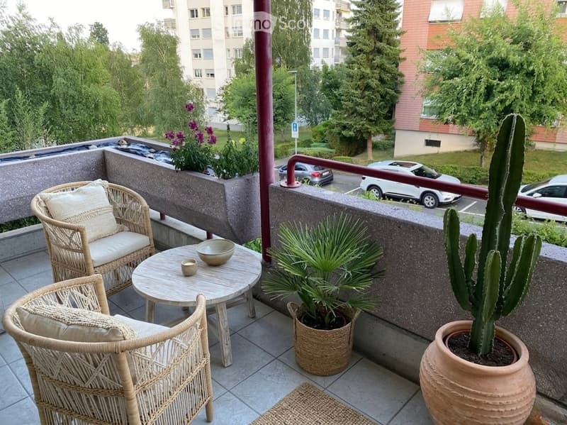Appartement avec cheminée et balcon de 3.5 pcs (1)