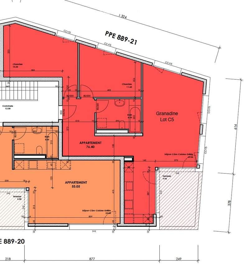 Appartement neuf 3,5 pièces à Massonnens / balcon + jardin (3)