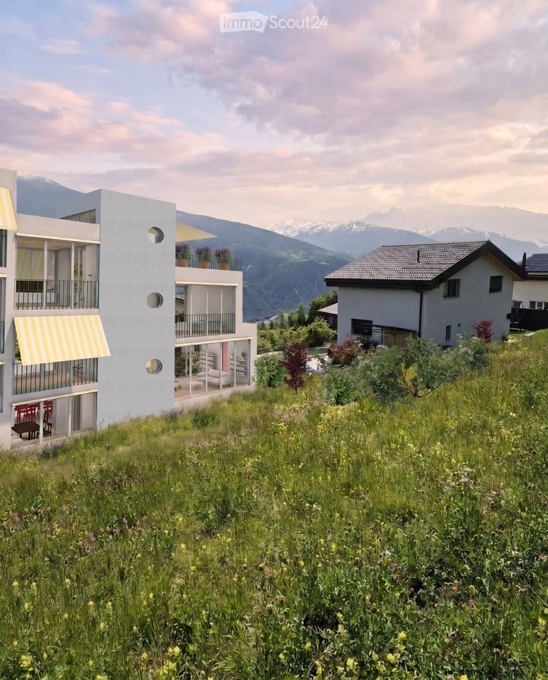 Zweifamilienhaus des Architekten 4,5 Zimmer Chermignon, Crans-Montana (1)