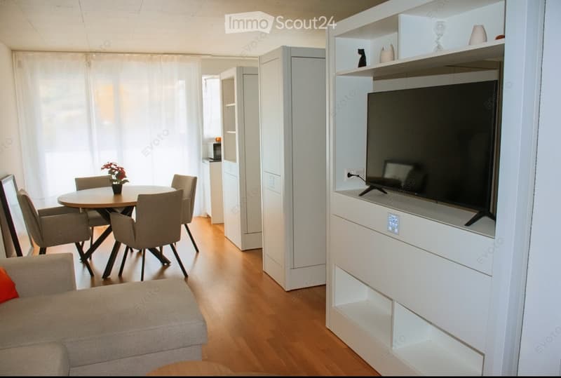 Ampio appartamento di 1,5 locali con balcone, vicino HES-SO (1)