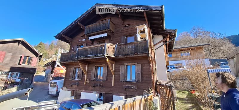 Appartamento di 2 piani in chalet in affitto a Panex s/ Ollon (1)
