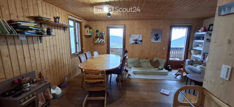 Appartamento di 2 piani in chalet in affitto a Panex s/ Ollon (4)