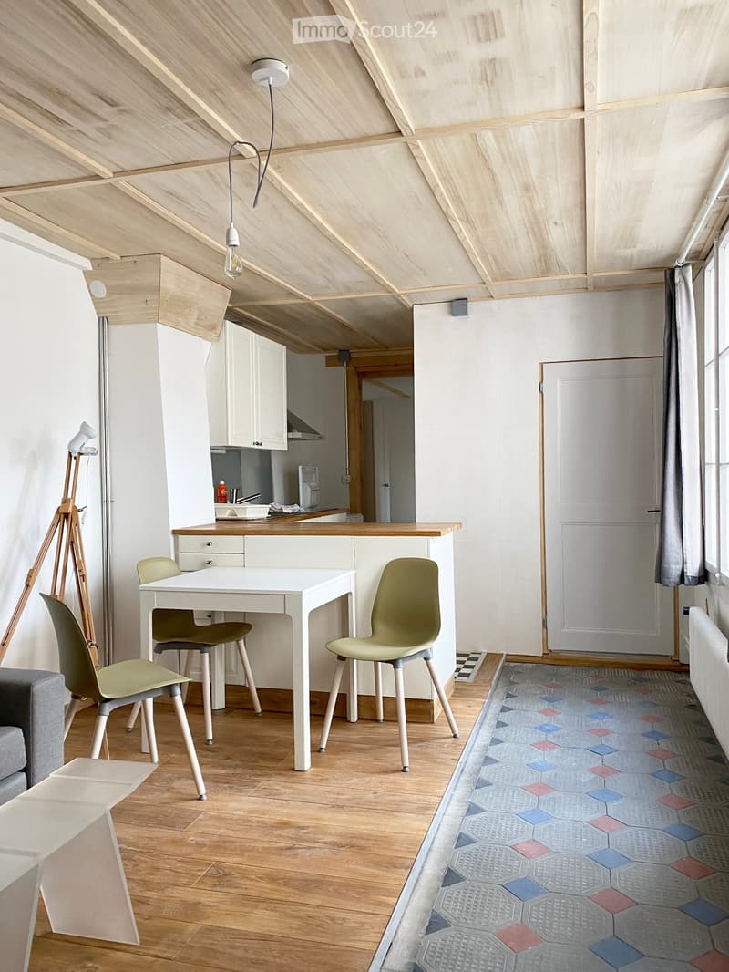 2 rooms (furnished) with loggia and garden in the Bourg (1)