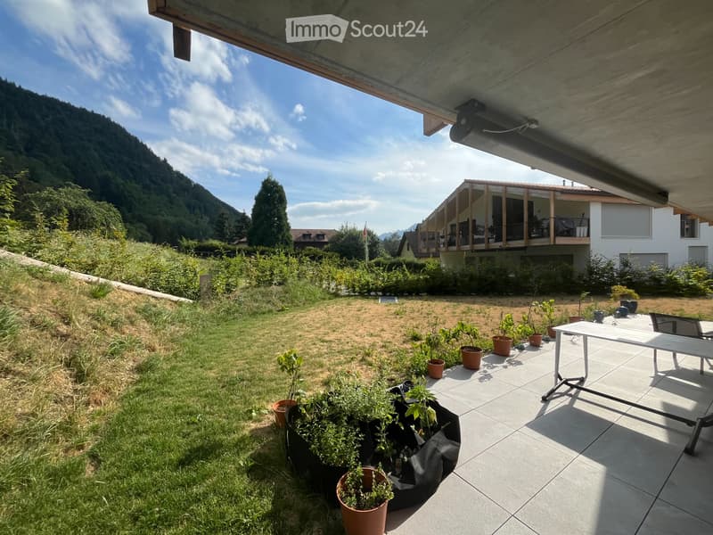 Magnifique appartement de 5.5 pce avec jardin à Grandvillard (2)