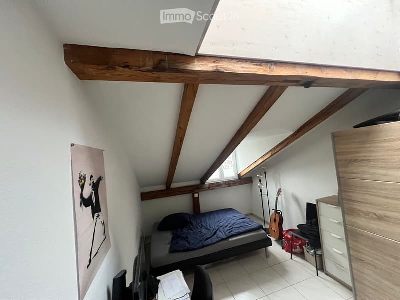 Chambre de colocation lumineuse avec terrasse privée sur le toit (5)