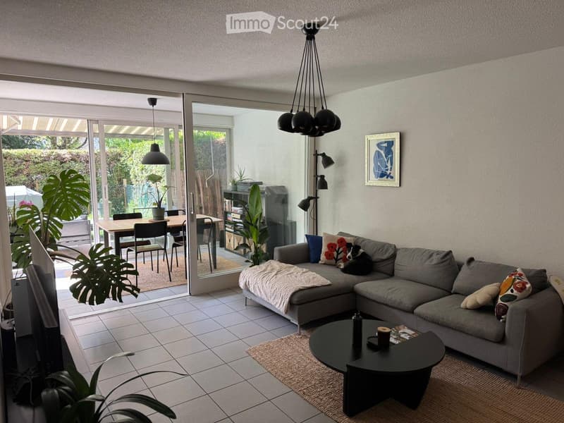 Appartamento 2.5 locali con giardino privato, Martigny centro (1)