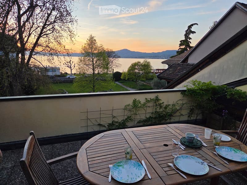 4,5 pièces en duplex, vue sur le Léman et gare à 2 minutes! (1)