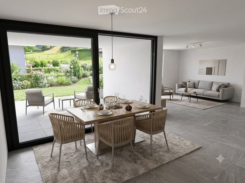 Appartamento nuovo di 4.5 locali con giardino 141 m² Vérossaz (1)