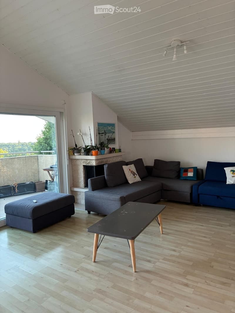 Dachgeschoss 4.5 Zimmer mit Panoramablick auf den See Lausanne (2)