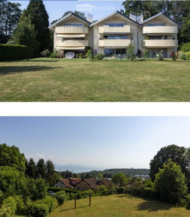 Dachgeschoss 4.5 Zimmer mit Panoramablick auf den See Lausanne (8)