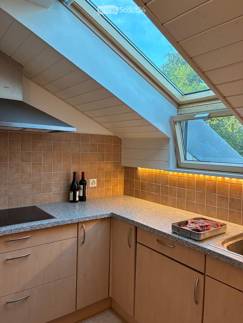 Dachgeschoss 4.5 Zimmer mit Panoramablick auf den See Lausanne (4)